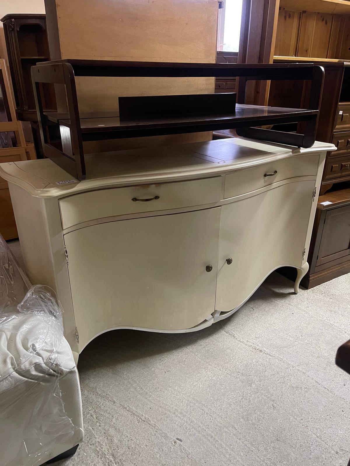 Comoda alba din lemn made in italy R-1022