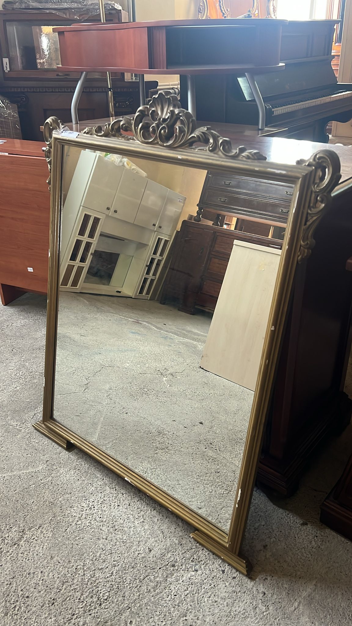 Oglindă vintage sh de calitate italiană S 3192 - imagine 4