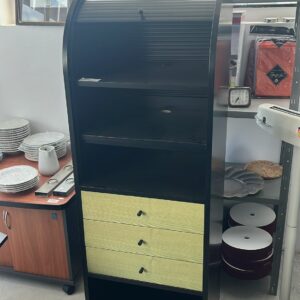 Dulap organizator negru cu sertare nou de calitate italiană S 3170