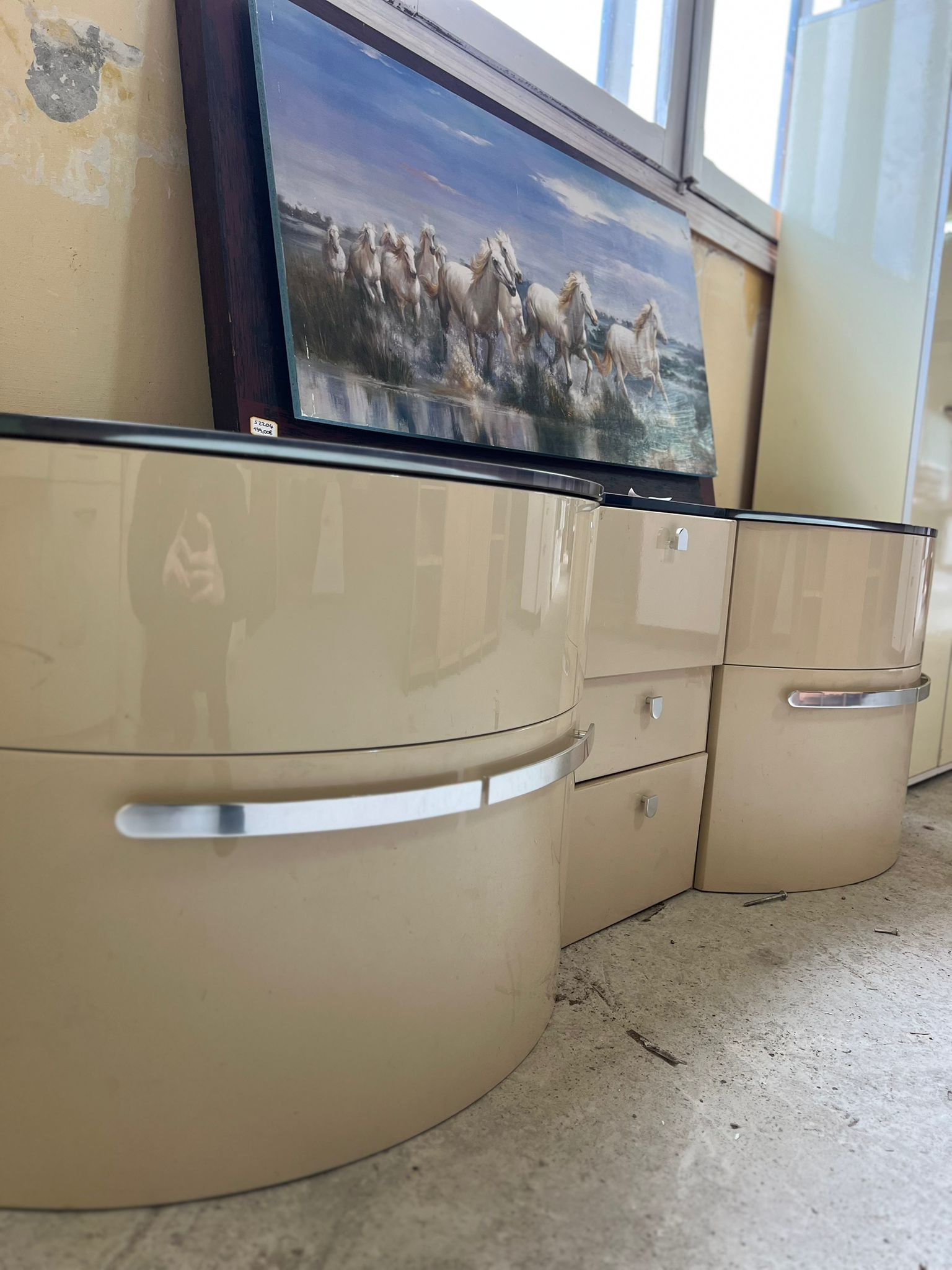 Mobilier baie dublu cu lavoare sh de calitate italiană C 242 - imagine 2