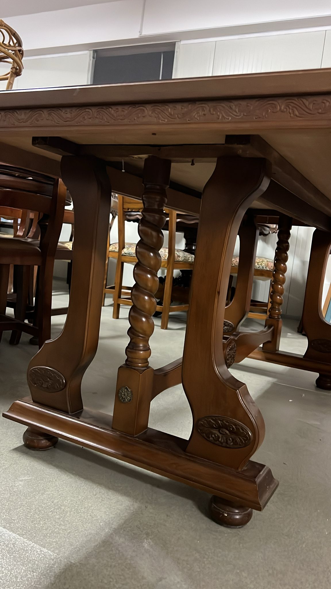 Masă din lemn masiv 180x88 sh de calitate italiană C 232 - imagine 3