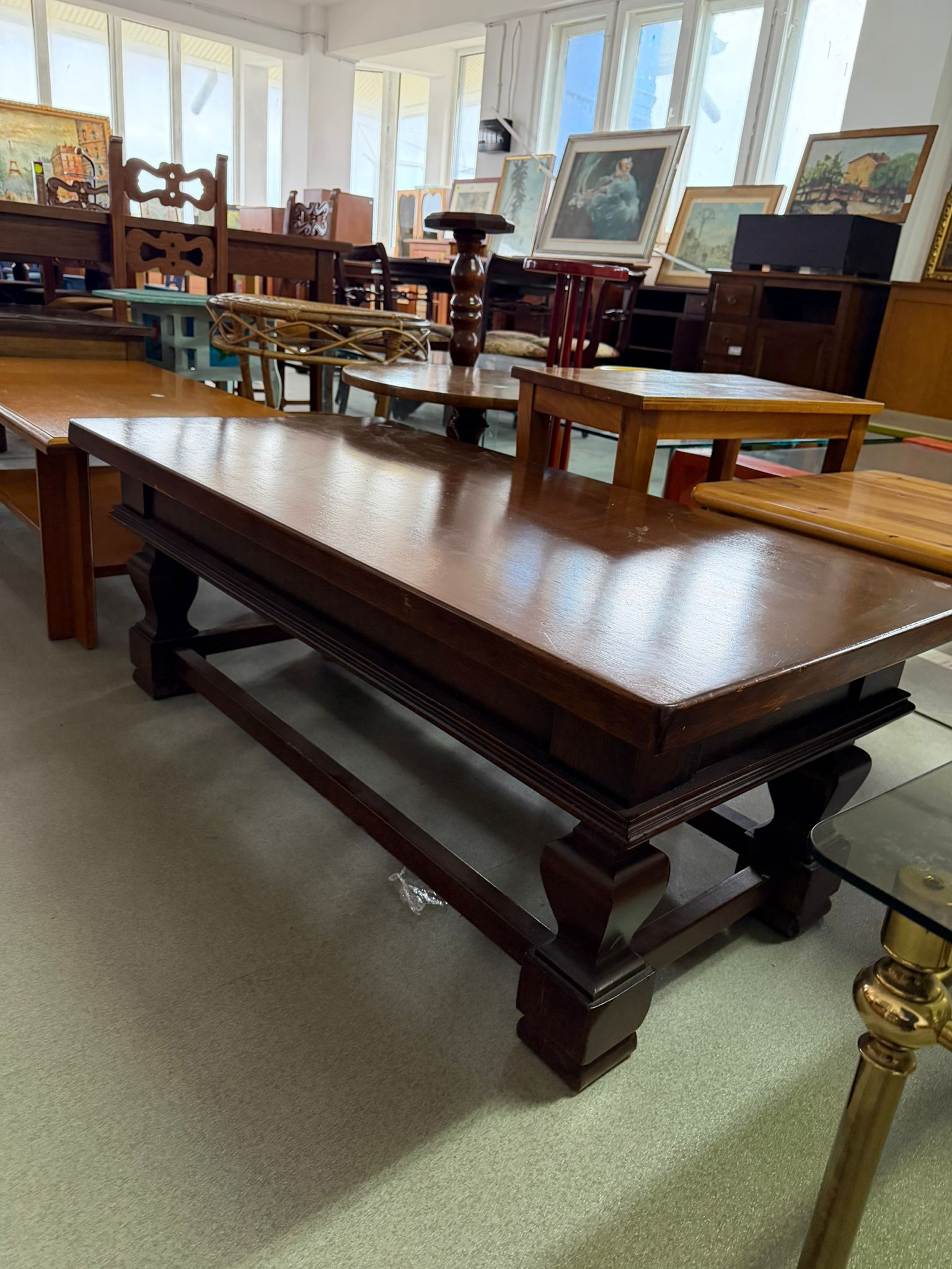 Masută din lemn second hand de calitate italiană – S 4917