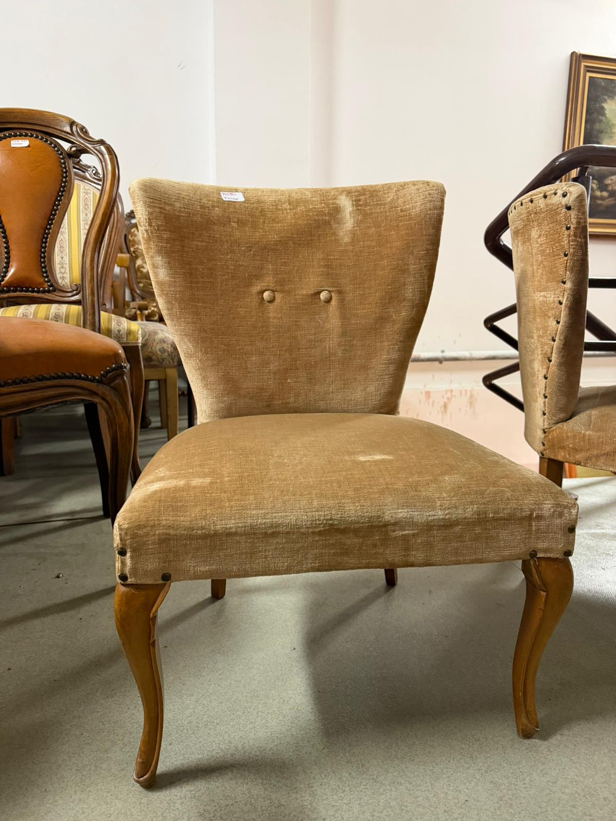 Scaun tapițat elegant sh de calitate italiană 3428/U - imagine 2