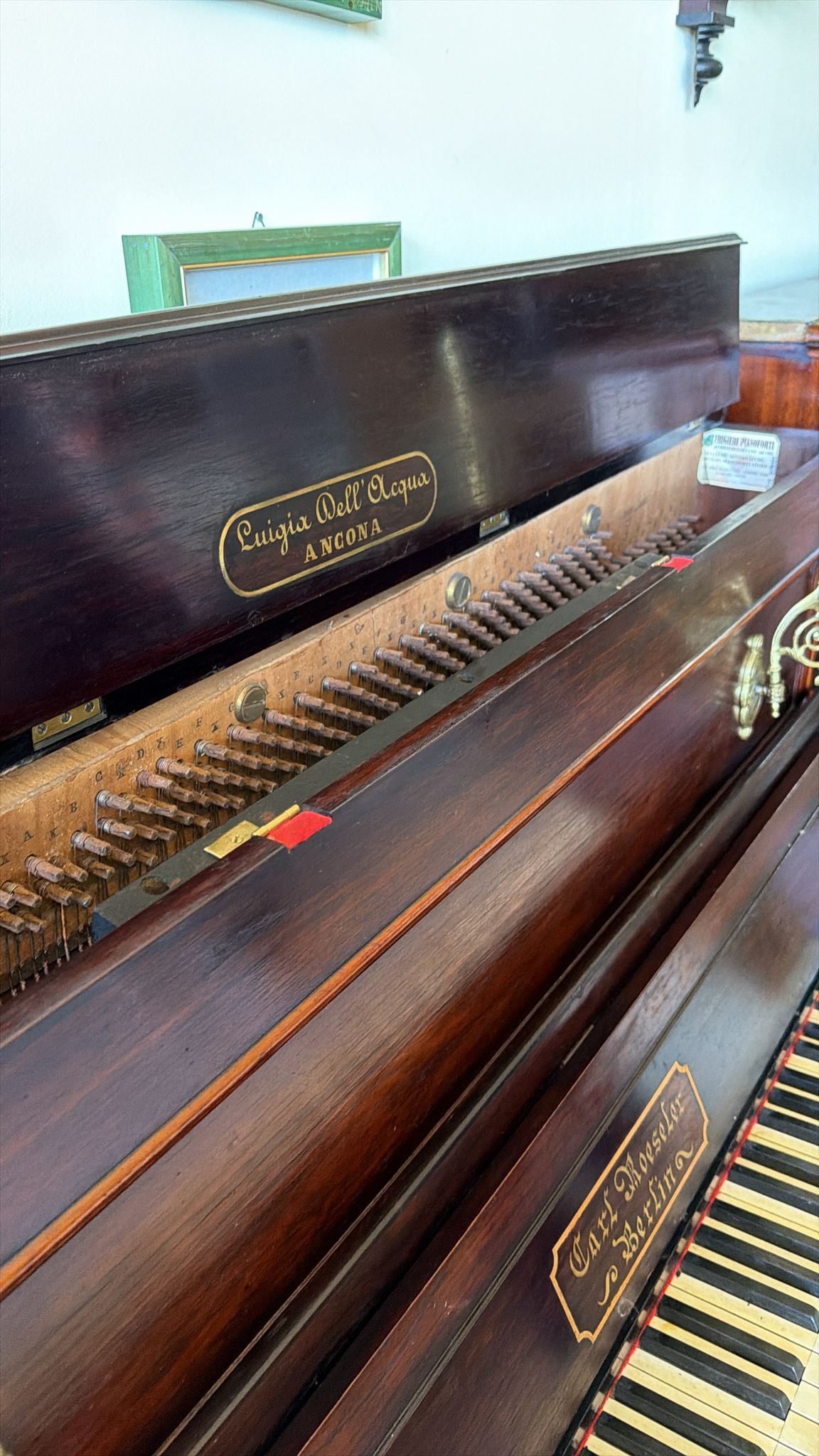 Pianină vintage Carl Roesler Berlin 496/U - imagine 4