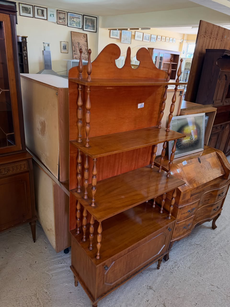 Etajeră bibliotecă vintage SH de calitate italiană 4086/U